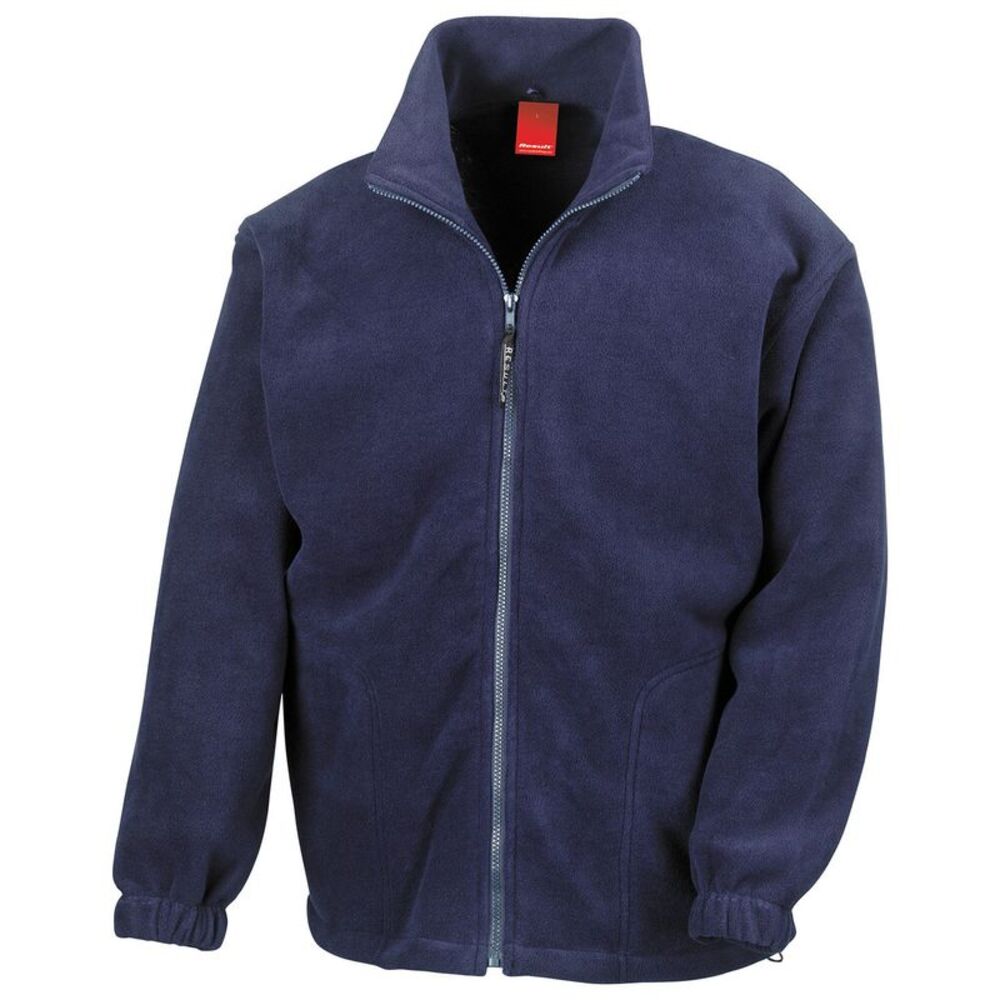 Result Mens Polartherm Fleece Jacket / Navy